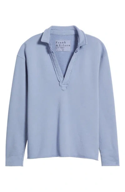 Frank & Eileen Patrick Popover Henley In Blue