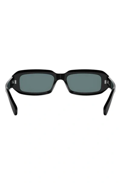 Celine Triomphe 54mm Rectangular Sunglasses In Black