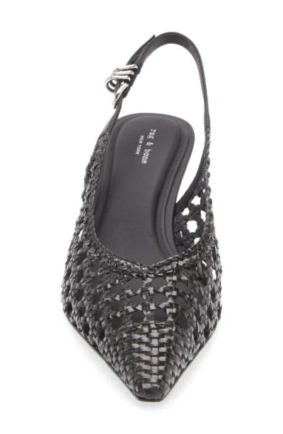 Rag & Bone Brynn Slingback Heel In Black