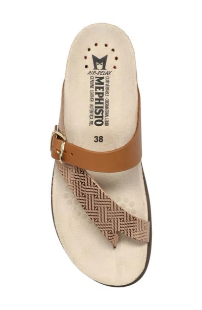 Mephisto Helen Mix Toe Loop Sandal In Multi