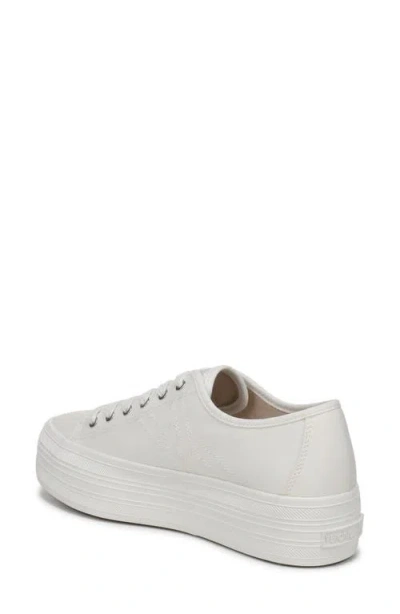 Veronica Beard Truett Platform Canvas Sneakers In White
