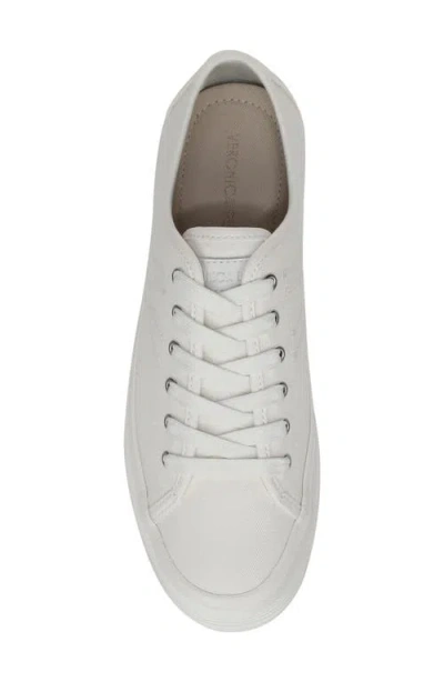 Veronica Beard Truett Platform Canvas Sneakers In White