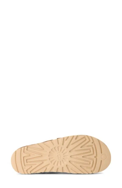 Ugg Goldenstar Flat Slingback Suede Sandals In Brown