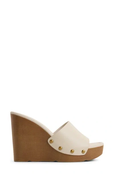 Aldo Grounded Platform Wedge Sandal In Multi