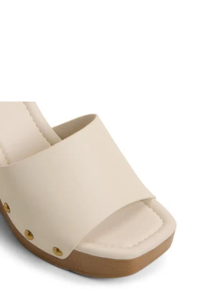 Aldo Grounded Platform Wedge Sandal In Multi