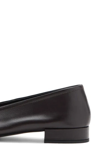 Mango Square Toe Pump In Brown