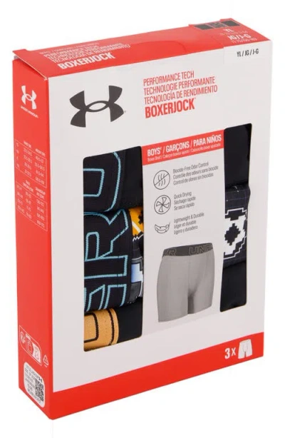 Under Armour Assorted 3-pack Ua Performance Tech™ Boxer Briefs In Multi
