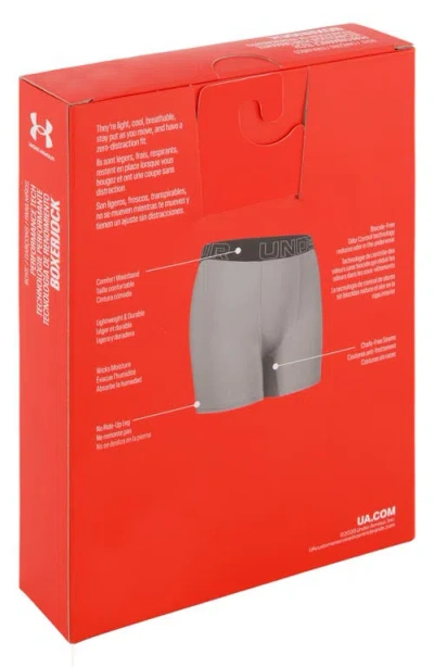 Under Armour Assorted 3-pack Ua Performance Tech™ Boxer Briefs In Multi
