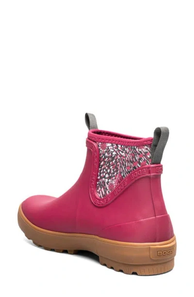 Bogs Harper Waterproof Chelsea Rain Boot In Pink
