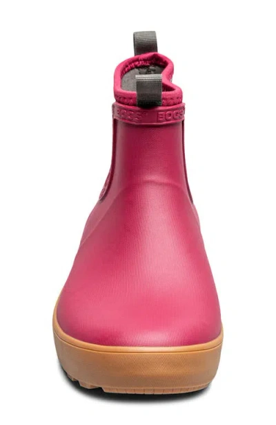 Bogs Harper Waterproof Chelsea Rain Boot In Pink