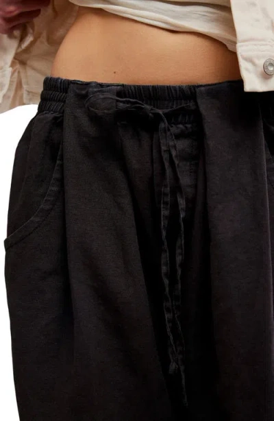 Free People Chambers Laid Back Pull On Pants In Black