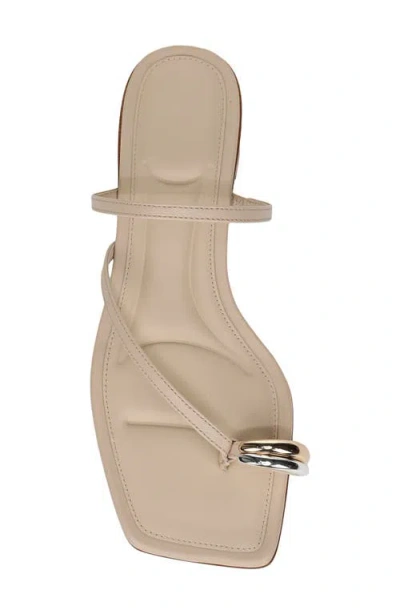 Vince Polli Toe Loop Sandal In Neutral