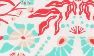 Ramy Brook Isla Printed Bikini Bottom In Orange