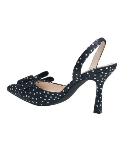 French Connection Betti Bow Slingback Heel In Black