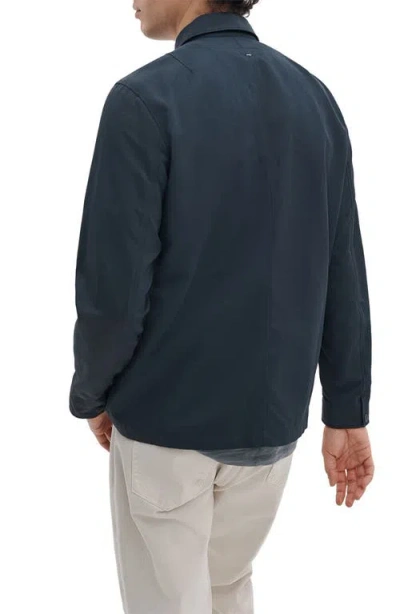 Rag & Bone Evan Nylon Chore Jacket In Black