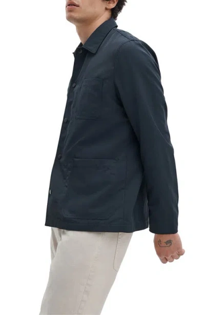 Rag & Bone Evan Nylon Chore Jacket In Black