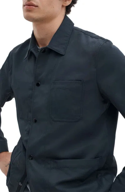 Rag & Bone Evan Nylon Chore Jacket In Black