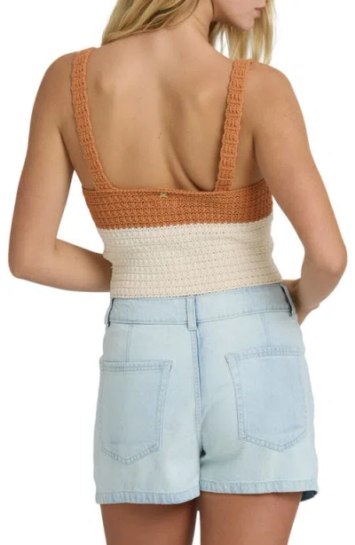 Billabong Anders Colorblock Sweater Tank In Multi