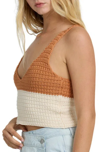 Billabong Anders Colorblock Sweater Tank In Multi