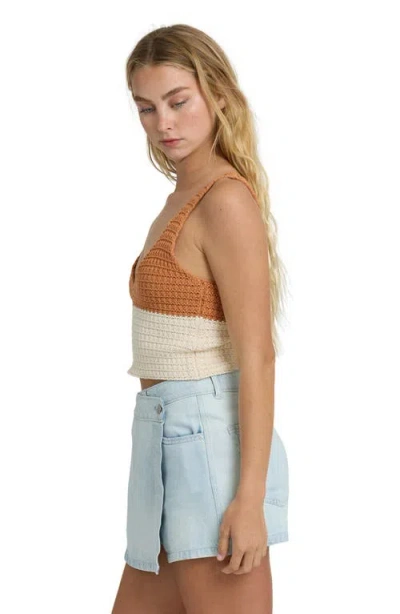Billabong Anders Colorblock Sweater Tank In Multi