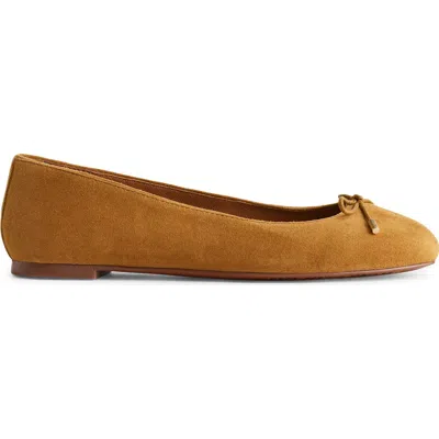 Madewell Hester Ballet Flat In Brown