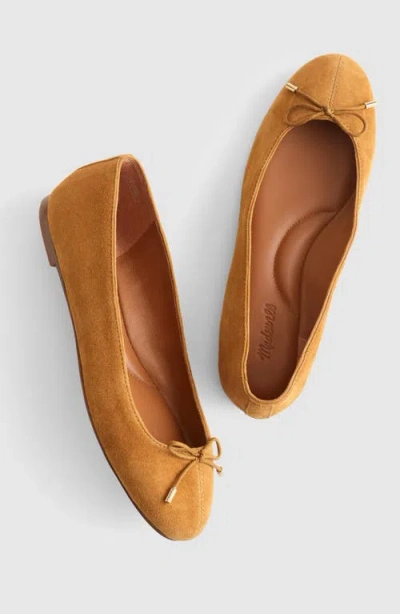 Madewell Hester Ballet Flat In Brown