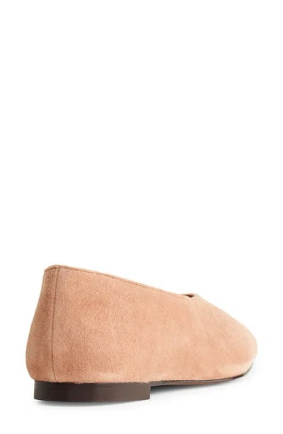 Madewell Mylie Ballet Flats Tawny Khaki In Brown