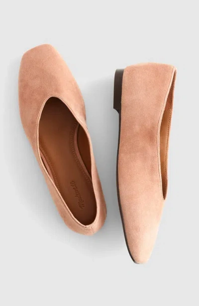 Madewell Mylie Ballet Flats Tawny Khaki In Brown