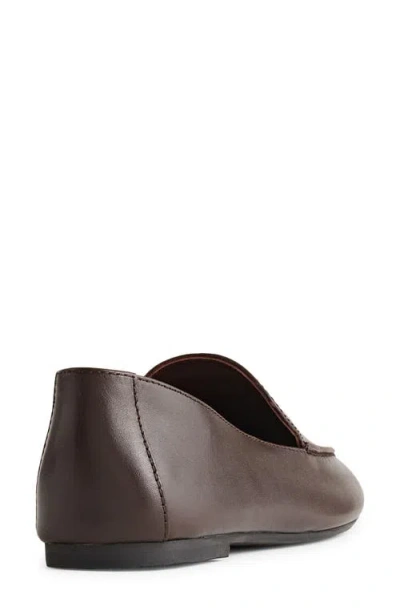 Madewell Dolli Glove Loafers Dark Carob In Brown