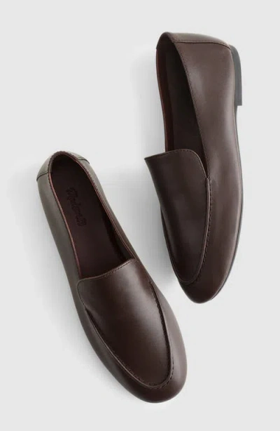Madewell Dolli Glove Loafers Dark Carob In Brown