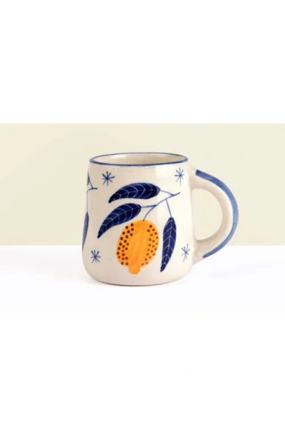 Casa Amarosa Lemon Mug In Multi