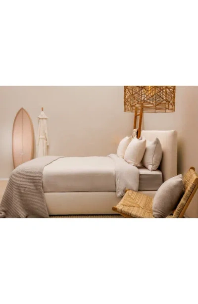 Barefoot Dreams Washed Fitted Sheet In Nude