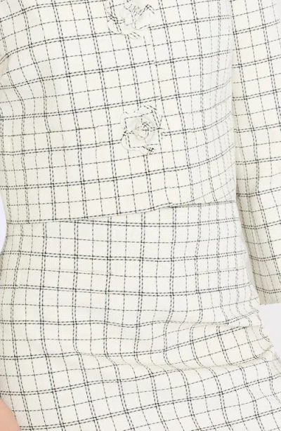 Milly Modern Plaid Miniskirt In Multi