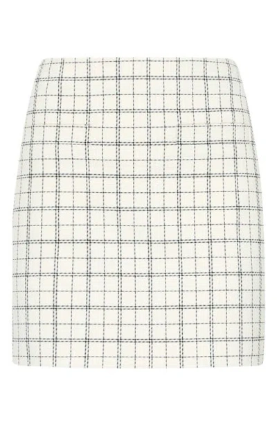 Milly Modern Plaid Miniskirt In Multi