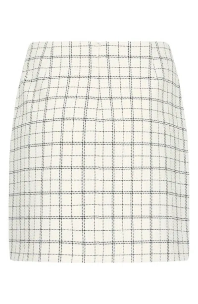 Milly Modern Plaid Miniskirt In Multi