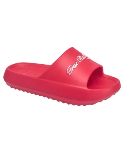 True Religion Foxy Logo Slide In Red | ModeSens