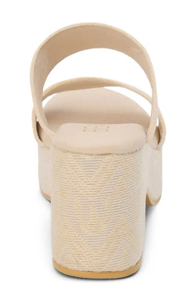 Coconuts By Matisse Ocean Ave Espadrille Platform Slide Sandal In Multi