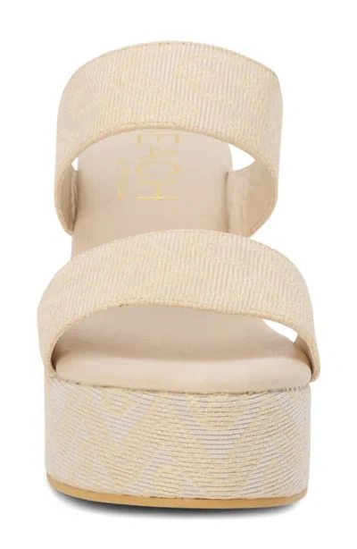 Coconuts By Matisse Ocean Ave Espadrille Platform Slide Sandal In Multi