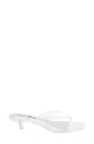Coconuts By Matisse Margo Kitten Heel Flip Flop In Multi