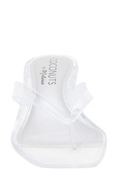 Coconuts By Matisse Margo Kitten Heel Flip Flop In Multi