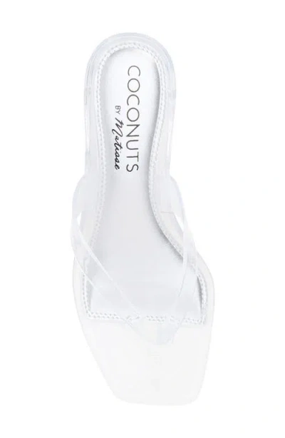 Coconuts By Matisse Margo Kitten Heel Flip Flop In Multi