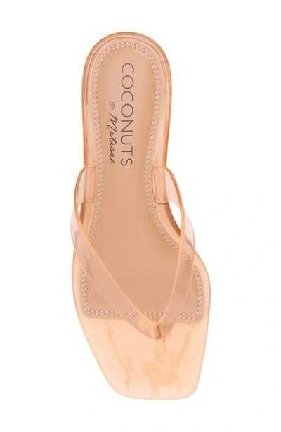 Coconuts By Matisse Margo Kitten Heel Flip Flop In Multi