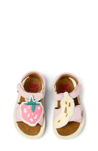 Camper Fruit Leather Sandals In Multi