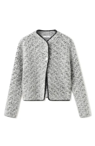 Mango Flecked Two Button Jacket In Multi