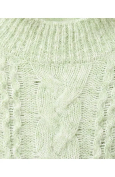 Mango Perkins Cable Stitch Sweater In Multi