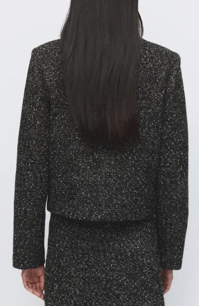 Mango Fleck Jacket In Multi