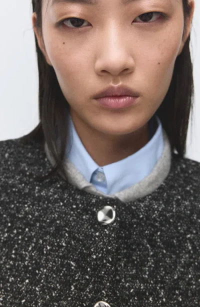 Mango Fleck Jacket In Multi