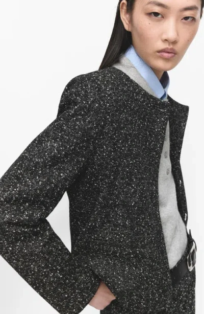 Mango Fleck Jacket In Multi