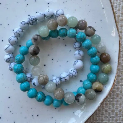 Erin Mcdermott Jewelry Tranquility Trio Stack In Multi