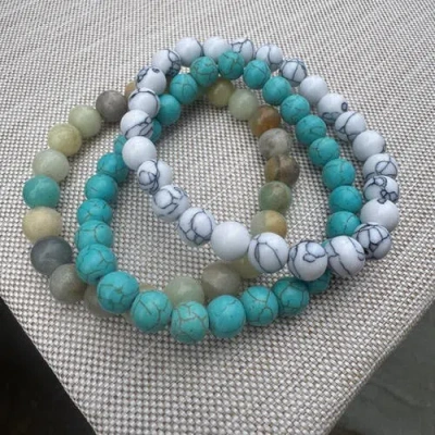 Erin Mcdermott Jewelry Tranquility Trio Stack In Multi